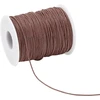 1 mm Vaškuotas Medvilninis Siūlas Papuošalams Kurti, 100 Jardi