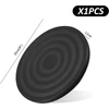 1 x 360° besisukantis padėklas, pakavimo ir sandarinimo padėklas, neslystantis molio skulptūros padėklas, besisukantis pagrindas, torto padėklas, besisukantis ekspozicinis stovas (juodas) (Ekspozicinė prekė)