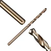 10 dalių Hss Co grąžtų rinkinys M35 metrinis aukso kobalto spiralinių grąžtų rinkinys, skirtas gręžti karbidą, nerūdijantį plieną, ketų (3 mm)