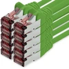 10 m žalias - 10 x Ethernet Lan kabelis Cat6 tinklo kabelis Sftp Pimf patch kabelis 1000 Mbit/s
