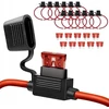 10 vnt. 16 awg inline automobilinis saugiklio laikiklis 12 v ašmeniniam saugikliui 10a