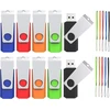 10 vnt. Usb atmintinės 8 Gb, 5 spalvų
