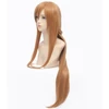 100 cm rudi tiesūs ilgi sintetiniai perukai, skirti cosplay kostiumams, anime perukas