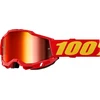 100 procentų akiniai accuri 2 red - mirror red lens raudonos/geltonos spalvos