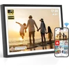 10.1 colio skaitmeninis nuotraukų rėmelis Wlan su 32 Gb atmintimi, Hd 1280 x 800 Ips jutiklinis ekranas su automatiniu pasukimu, elektroninis nuotraukų rėmelis, skirtas lengvai dalintis nuotraukomis ir vaizdo įrašais per Frame