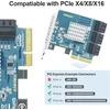 Atminties kortelė 10gtek 6 prievadų Pcie Sata X4 kortelė, 6gbps