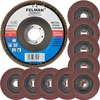 10x Šlifavimo diskai Felman 125mm P40 - lameliniai