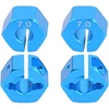 12 mm Hex Adapteris Rc Ratų Detalėms (4 vnt.) Mėlynas