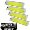 12 V 105 cob led vidaus apšvietimo rinkinys, 4 vnt., 12 w led kemperio lubų šviestuvas su įjungimo/išjungimo jungikliu, led vidaus apšvietimas automobiliui, kemperiui, furgonui, autobusui, nameliui ant ratų, virtuvės apšvietimas