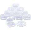 12 vnt. mini plastikinės dėžutės smulkiems daiktams