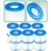 12x filtras baseino siurbliui jacuzzi intex filtracinis įdėklas 29001 | tipas s1