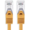 1attack.de 0,25 m - oranžinė - 1 vnt. Cat7 tinklo kabelis Sftp patch kabelis Lan kabelis neapdorotas kabelis 10 Gb/s - 500 Mhz surinktas su 2 Rj45 jungtimis Cat 6a