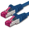 Modemas 1attack.de 0.5 m - Mėlyna - 1 vienetas - Tinklo kabelis Cat6a (10gb/s) S-ftp Cat 6a Lan kabelis - Ghmt sertifikuotas Pimf 500 Mhz Cat5 Cat5e Cat6 Cat6a Cat7 skirtas jungikliui, maršrutizatoriui, modemui, internetui