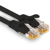 1attack.de - 1 X 5.0m Cat7 Ethernet kabelis 10 Gb/s Lan tinklo jungiklis juodas