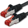 1Attackde 1attack Cat6 tinklo kabelis, 5 vnt., dviguba apsauga, 2x Rj45