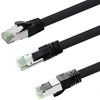 1attack.de Cat 8 tinklo kabelis Cat8 2000 Mhz 40 Gbit/s 40gbase T High End Poe+ Patch kabelis Ethernet kabelis Awg24 lankstūs variniai laidininkai Sftp Lszh 10 x 3 m juodas
