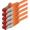 1Attackde Cat6 tinklo kabelis, 5 vnt., dviguba apsauga, Rj45