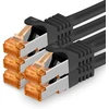 1attack.de Cat.7 tinklo kabelis Cat7 ethernet kabelis patch kabelis tinklo Lan kabelis Cat.7 neapdorotas kabelis 10 gb/s (sftp pimf lszh) rinkinys su rj45 jungtimi cat.6a