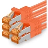 1attack.de Cat.7 tinklo kabelis Cat7 ethernet kabelis Patch kabelis tinklo Lan kabelis Cat.7 neapdorotas kabelis 10 Gb/s (sftp Pimf Lszh) rinkinys su Rj45 jungtimi Cat.6a