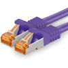 1attack.de Cat.7 tinklo kabelis Cat7 ethernet kabelis patch kabelis tinklo Lan kabelis Cat.7 neapdorotas kabelis 10 gb/s (sftp pimf lszh) rinkinys su rj45 jungtimi cat.6a