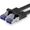 1attack.de Cat.7 tinklo kabelis, Cat7 Poe+ ethernet kabelis, tinklo / interneto / Dsl / modemo / maršrutizatoriaus / šakotuvo pataisos kabelis, Lan kabelis, neapdorotas kabelis, 10 Gb/s (sftp Pimf), rinkinys: pataisos kabelis su Rj 45 jungtimi, Cat.6a