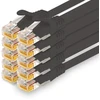 1conn - 0,25 m tinklo kabelis, ethernet, lan ir patch kabelis maksimaliam interneto greičiui ir jungia visus įrenginius su rj 45 lizdu, juodas - 10 vnt.