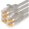 1conn - 3.0m tinklo kabelis, ethernet, lan ir patch kabelis maksimaliam interneto greičiui ir jungia visus įrenginius su rj 45 lizdu pilkas - 5 vnt pakuotė