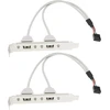 2 prievadų Usb A lizdų plokštės adapteris, 30 cm