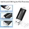 2 vnt. 16 Gb Usb atmintinės, juoda ir auksinė, greitas duomenų perdavimas
