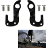 2 vnt. derailleur pakaba Cube Aim Sl # 10148, mech derailleur pakaba dviračio galinis kabliukas, metalinis galinis derailleur kabliukas, suderinamas su Cube galiniu derailleur, lengvas montavimas, juoda, su