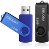 2 vnt. Usb atmintinės 32 Gb, metalinės, su sukiojama jungtimi