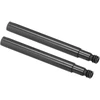 2 x 60 mm dviračio presta ventilio prailgintuvas aliuminio lydinio plento dviračio vidinės padangos ventilių prailginimas (juodas)