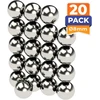20 neodimio galios magnetų sidabriniai – rutuliniai magnetai ypač stiprūs apvalūs 8 mm skersmens – stiprūs super magnetai – sukibimo jėga apytiksliai 3,5kg – magnetai skirti lentoms, skelbimų lentoms, magnetinėms lentoms