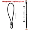 20 tamprių elastinių dirželių su kabliukais, 15 cm, trumpas tempiklis su kabliukais, 15 cm, brezentinis įtempiklis, guminis įtempiklis su kabliukais kempingo priekabos brezentui, palapinės baseino uždangalui