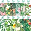 24 lapų havajietiškas scrapbooking popierius, 12 dizainų dvipusis bananų lapų vėžlio skeltalapio rašto dekoratyvinis popierius scrapbooking amatų popierius, 30,5 x 30,5 cm kortelių gamybai scrapbooking