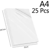 25 šalto laminavimo plėvelių pakuotė, a4 laminavimo vokai, lipnūs, šalto laminavimo vokai, atsparūs vandeniui, skaidrūs, blizgūs, skirti ultragarsiniams vaizdams, botanikos pavyzdžiams, nuotraukoms, be aparato
