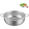 28,5 cm metalinis virtuvinis koštuvas, nerūdijančio plieno koštuvas su dvigubomis rankenomis, metalinis sietelis makaronams, mikroperforuotas koštuvas, skirtas nusausinti ir perkošti makaronus/daržoves/vaisius/ryžius, galima plauti indaplovėje