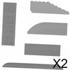 2x 4 vnt. namų slenksčių rampų pakaitiniai priedai