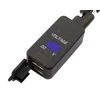 2x Motociklinis usb lizdas su voltmetru ant juostos