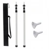 2x reguliuojami palapinės stulpai aliuminio lydinio strypai palapinei 90-230cm