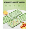 3 ice cube tray ball rinkinių su dangteliu ir ice cube box, 99 vienetams 2.2 cm apvalių ledo kubelių, be bpa ice cube tray, apvalus ice cube tray kokteiliams ir viskiui