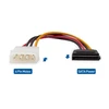 3 vnt. Molex į Sata maitinimo kabeliai, 15 cm