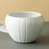 3 vnt. Pot Marbi metalinis baltas