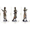 30 cm afrikiečių moters statulos, moterų statulos, statulų statulos, statulų statulos, statulų statulos, namų dekoravimui, miegamojo svetainės dekoras (3 stilius)