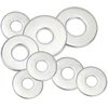 30 nerūdijančio plieno poveržlių m6 (18 mm x 1,5 mm) pakuotė. aukštos kokybės 304 nerūdijančio plieno poveržlės, skirtos m6 varžtams, veržlėms ir sriegtoms strypams, atsparios korozijai ir patvarios