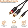 3.5mm į 2x Rca Audio Kabelis, 4.57 m
