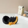 3d spausdintas drakono kiaušinis su drakonu viduje, drakono kiaušinis, 3d spausdintas judantis drakono kiaušinis, drakono figūrėlės, paslaptingas drakono žaislas, lankstūs sąnariai (dragon Scale, Juodas)