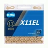 3M Dviračio grandinė 11 pav. Kmc X11el Ti-n Gold 118 grandžių Box auksinė
