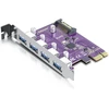 4 prievadų Usb 3.0 Pcie pagrindinės plokštės išplėtimo adapteris, palaikantis Windows/linux