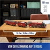 4d Build - Harry Potter Hogwarts Express 3d magiškas geležinkelio dėlionė, pagaminta iš aukštos kokybės kartono, 181 detalė, skirta magiškų nuotykių serijos gerbėjams nuo 12 metų